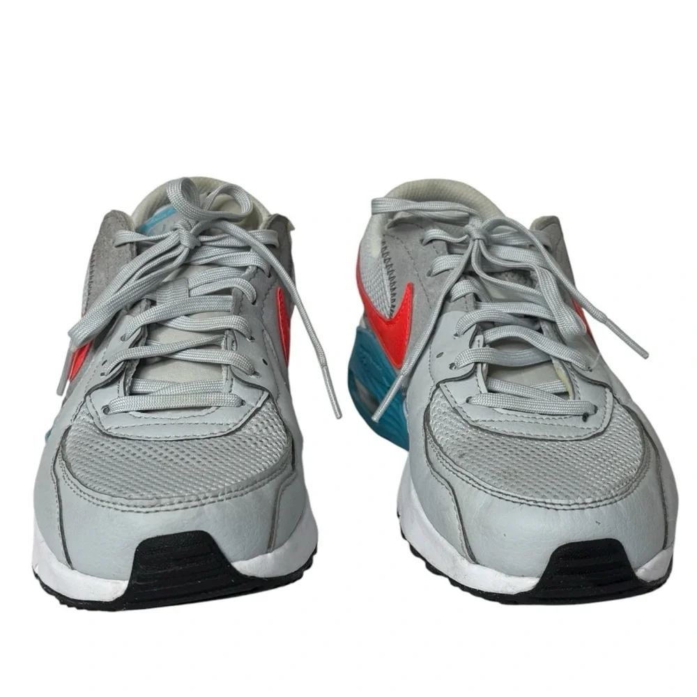 Nike Air Max Excee Pure Platinum/ Teal Bright Crimson‎ Womens 8 Sneakers Shoes